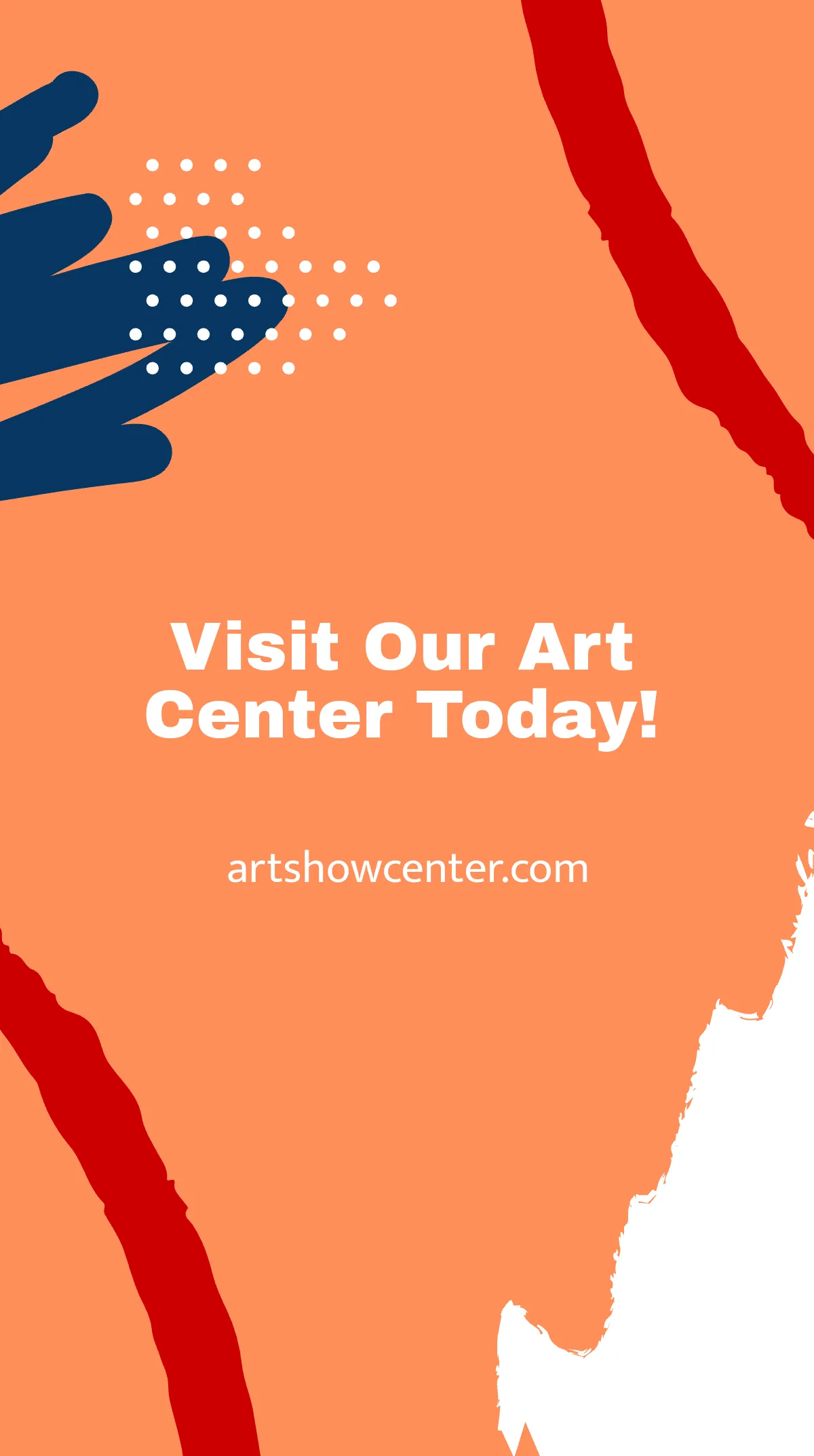 Free Art Exhibition Center Instagram Story Template to Edit Online