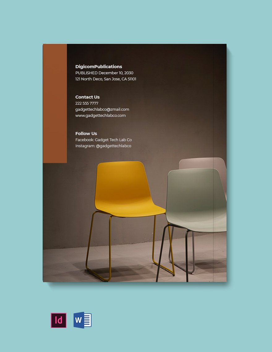 Furniture Design Catalog Template