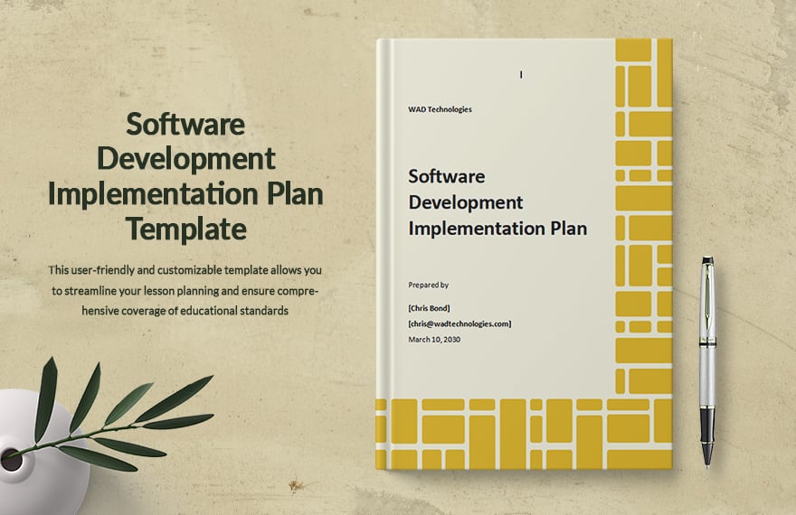 Software Development Implementation Plan Template