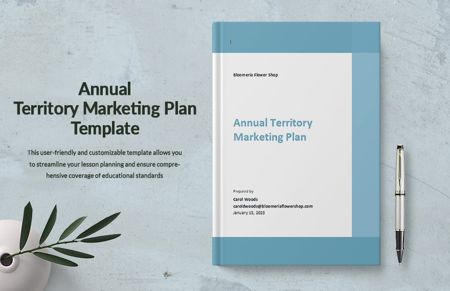 Annual Territory Marketing Plan template