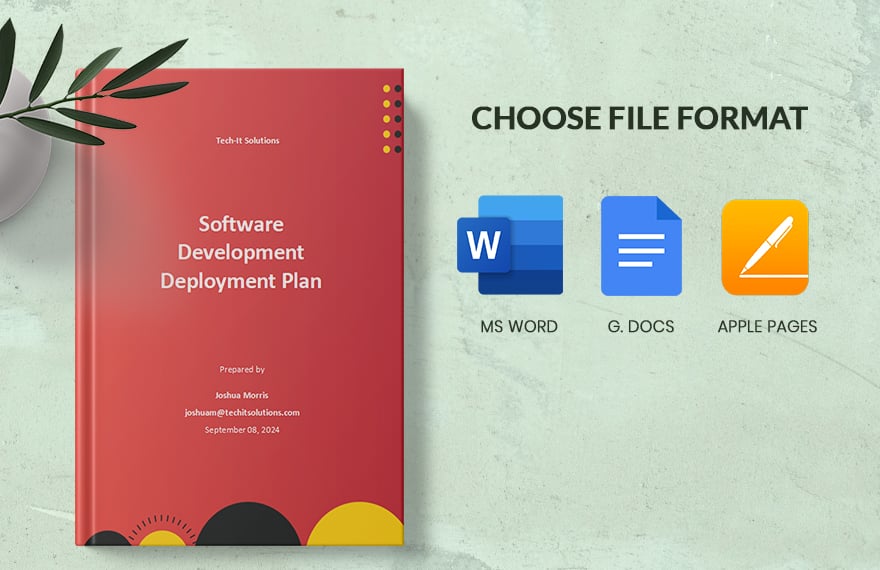 Software Development Deployment Plan Template