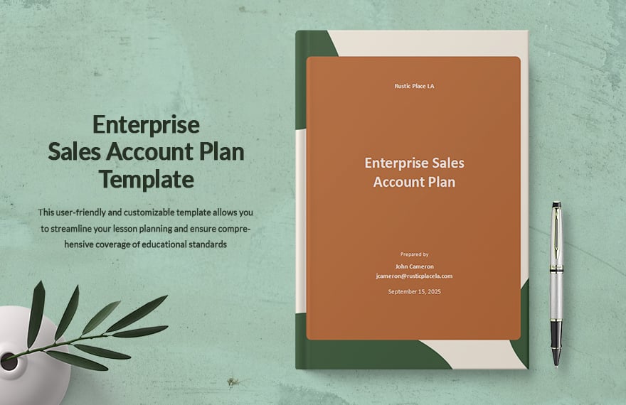 Enterprise Sales Account Plan Template
