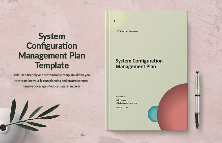 System Configuration Management Plan Template