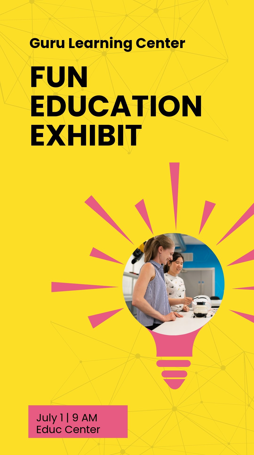 Education Exhibition Instagram Story Template