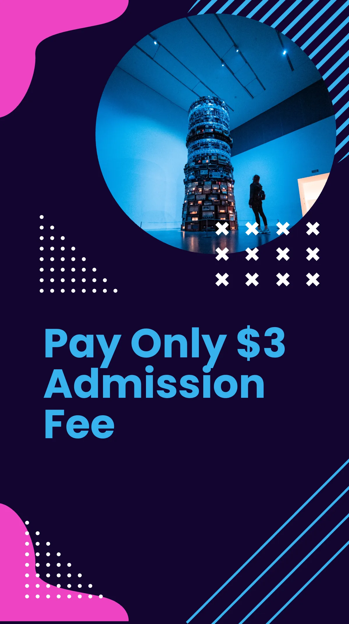 Free Modern Exhibition Instagram Story Template to Edit Online