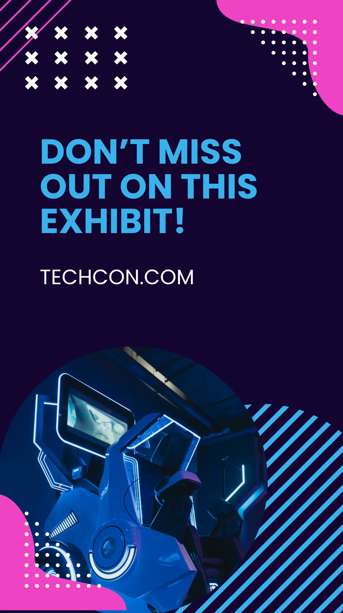 Free Modern Exhibition Instagram Story Template to Edit Online