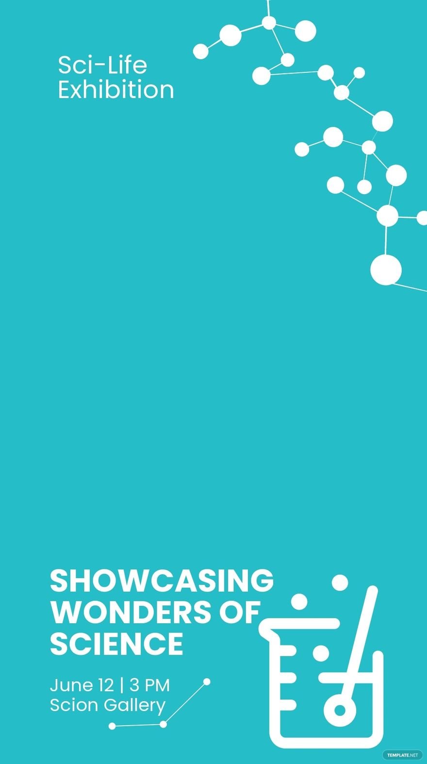 Science Exhibition Snapchat Geofilter Template