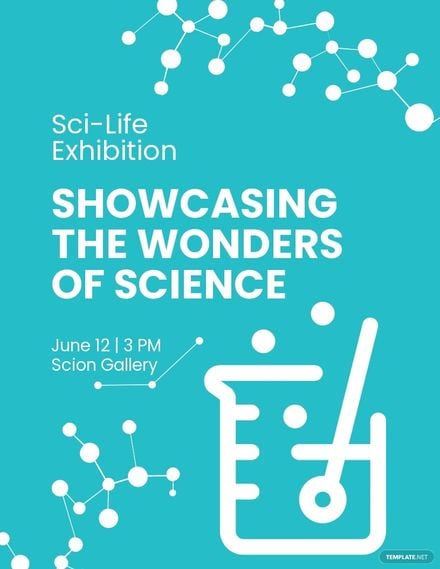 Science Exhibition Flyer Template