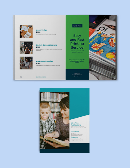 Education Training Catalog Template Download