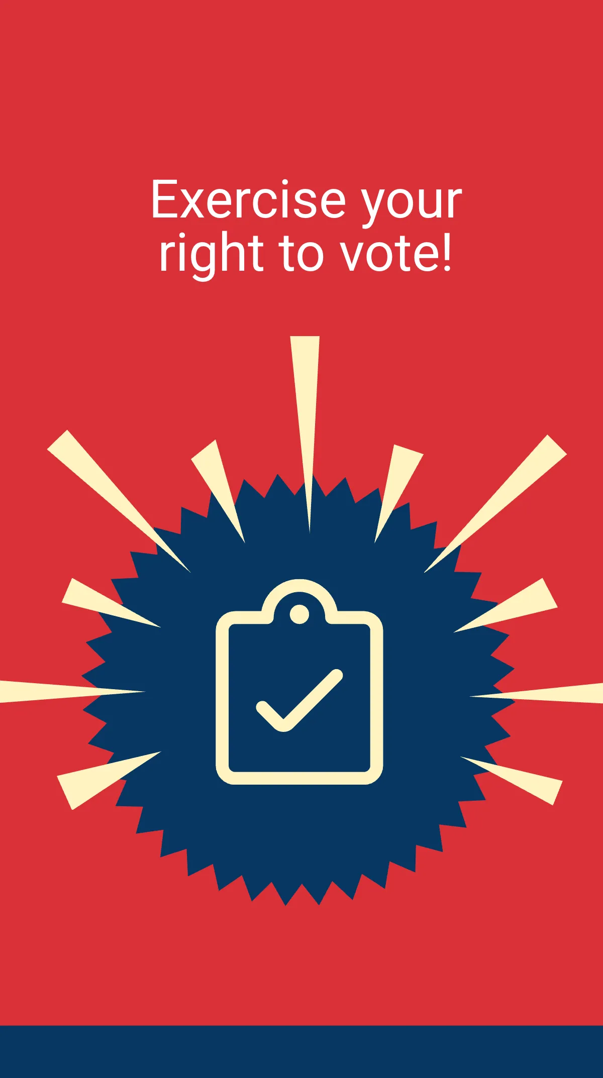 Free Election Campaign Instagram Story Template to Edit Online