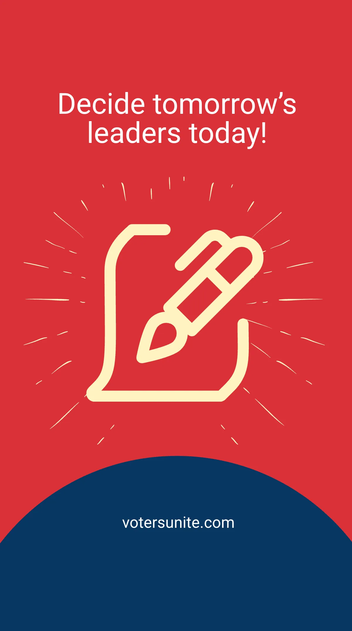 Free Election Campaign Instagram Story Template to Edit Online