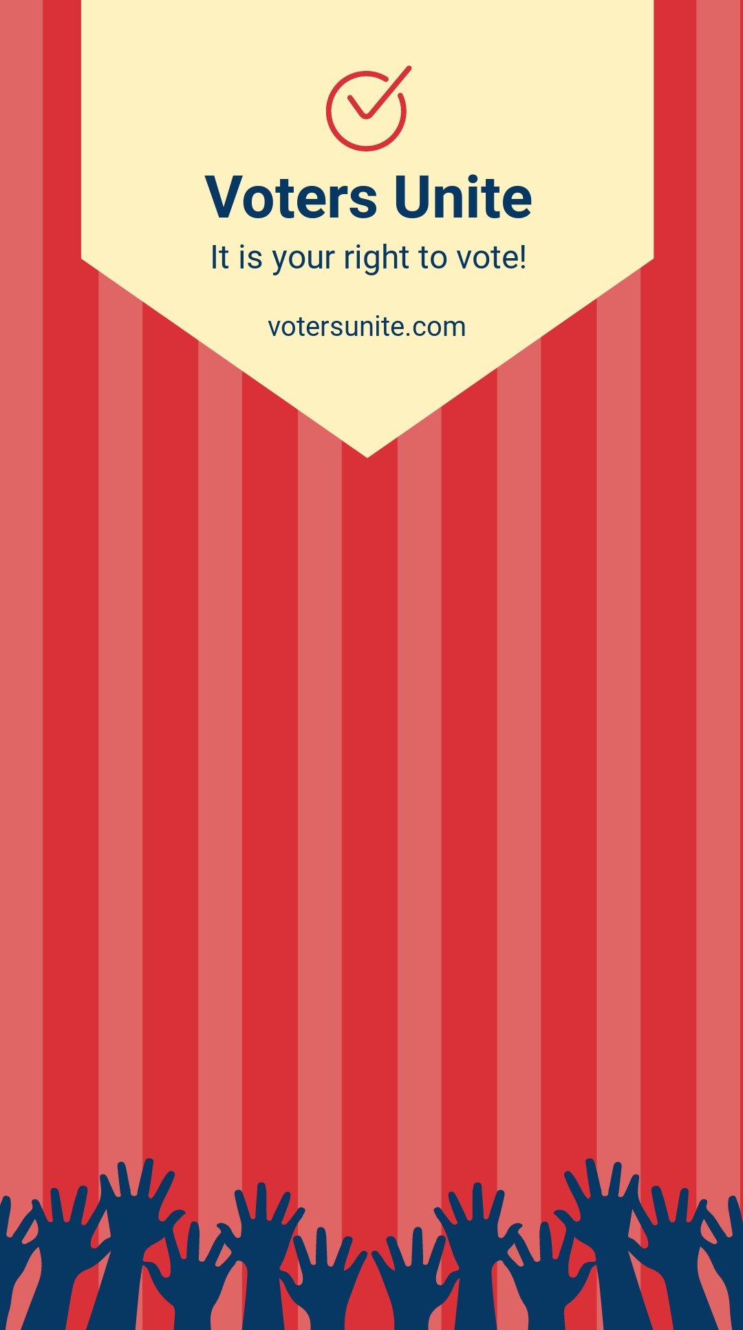 Election Campaign Snapchat Geofilter Template.jpe