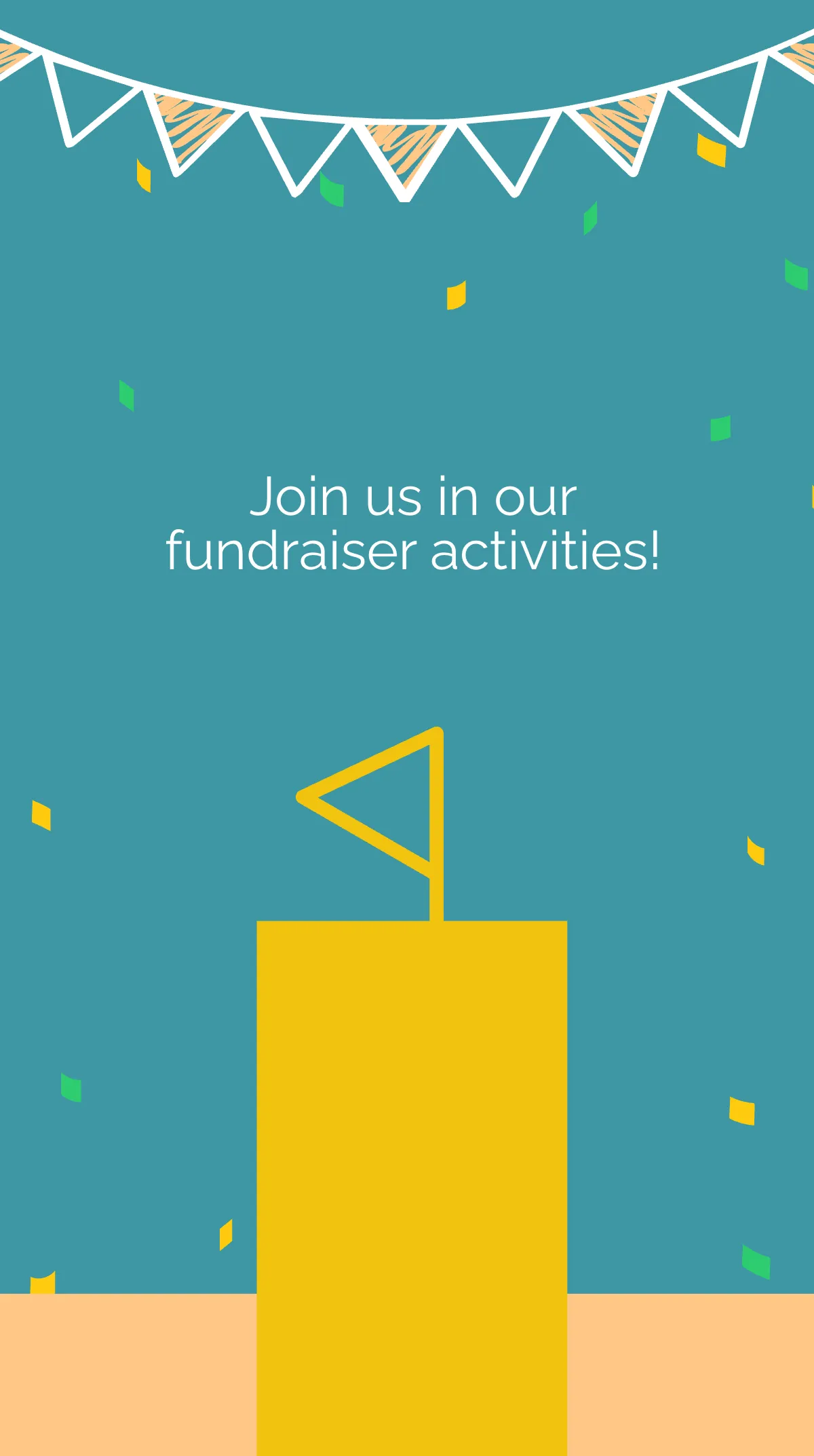 Free Fundraiser Campaign Instagram Story Template to Edit Online