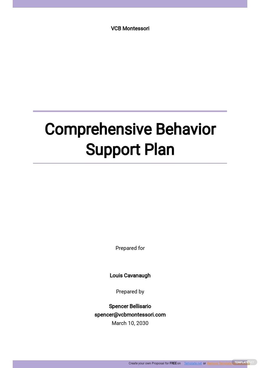 Support Plan Templates Design, Free, Download