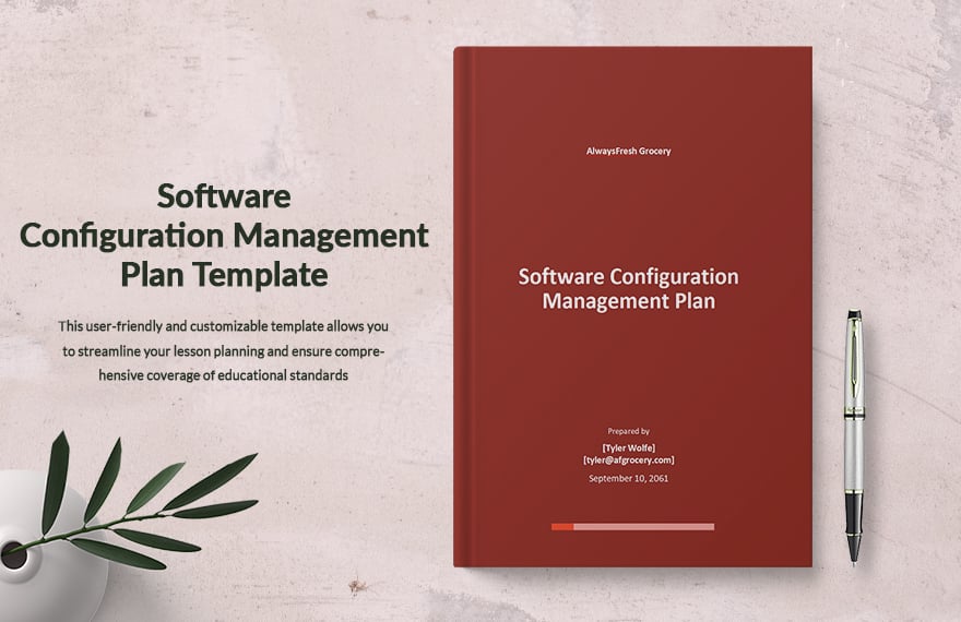 Software Configuration Management Plan Template 