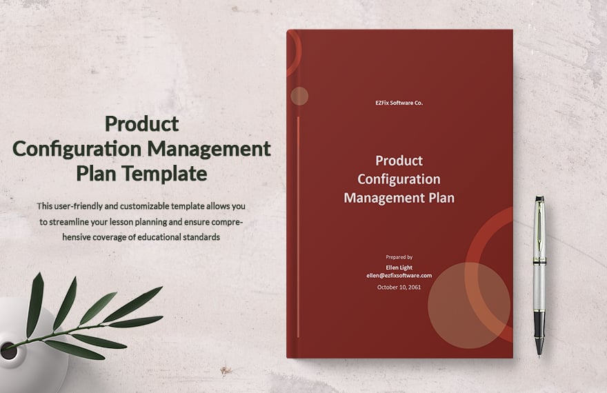 Product Configuration Management Plan Template