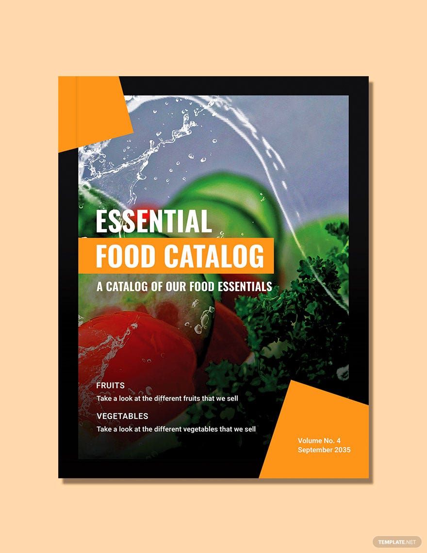 Esensial Food Catalog Template
