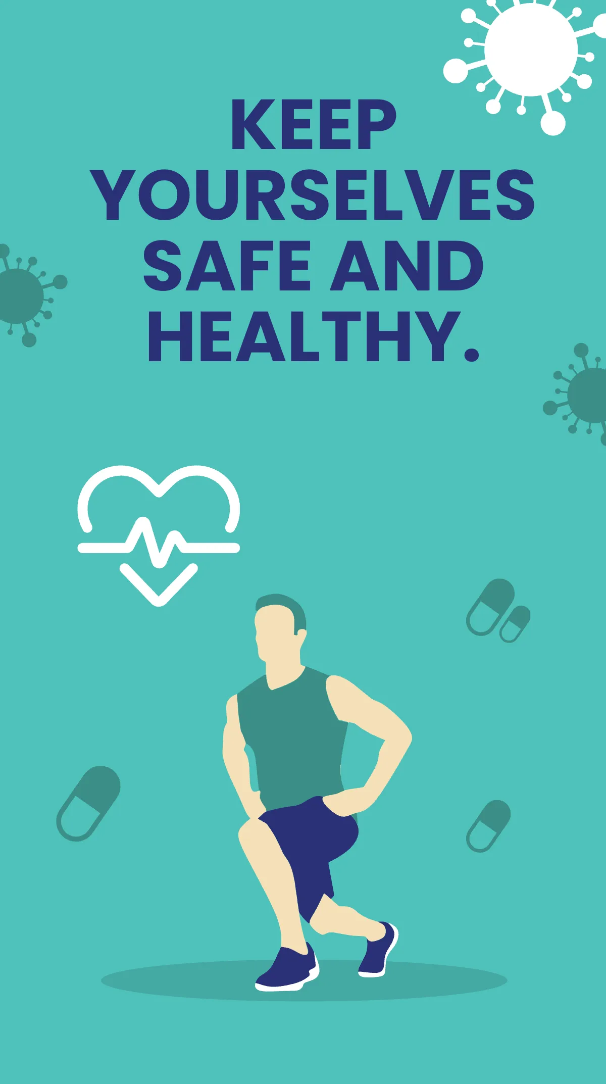 Free Covid 19 Campaign Instagram Story Template to Edit Online