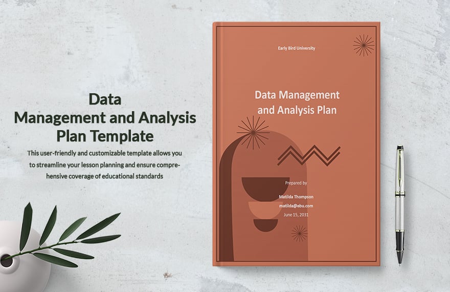 Data Management and Analysis Plan Template