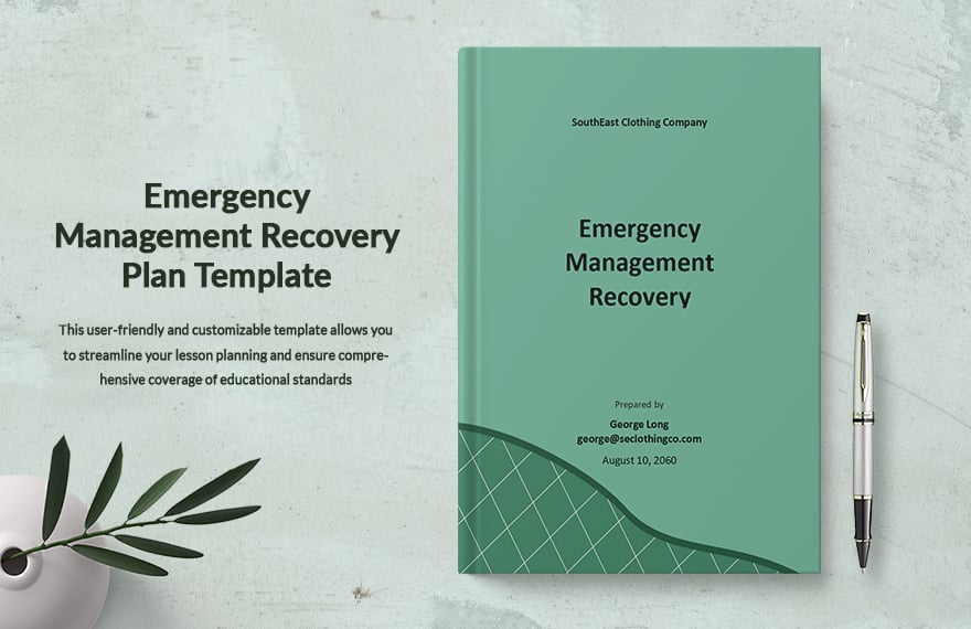 Emergency Management Recovery Plan Template