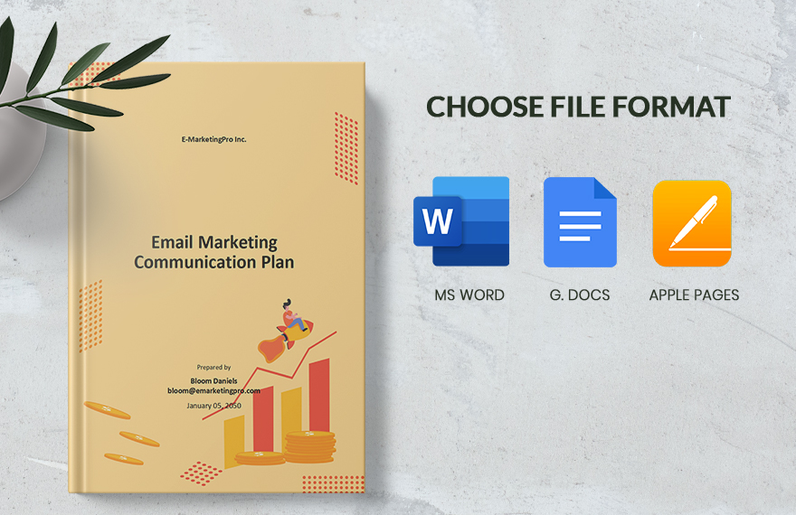 Email Marketing Communication Plan Template