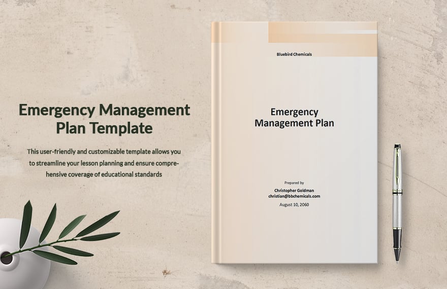 Emergency Management Plan Template 