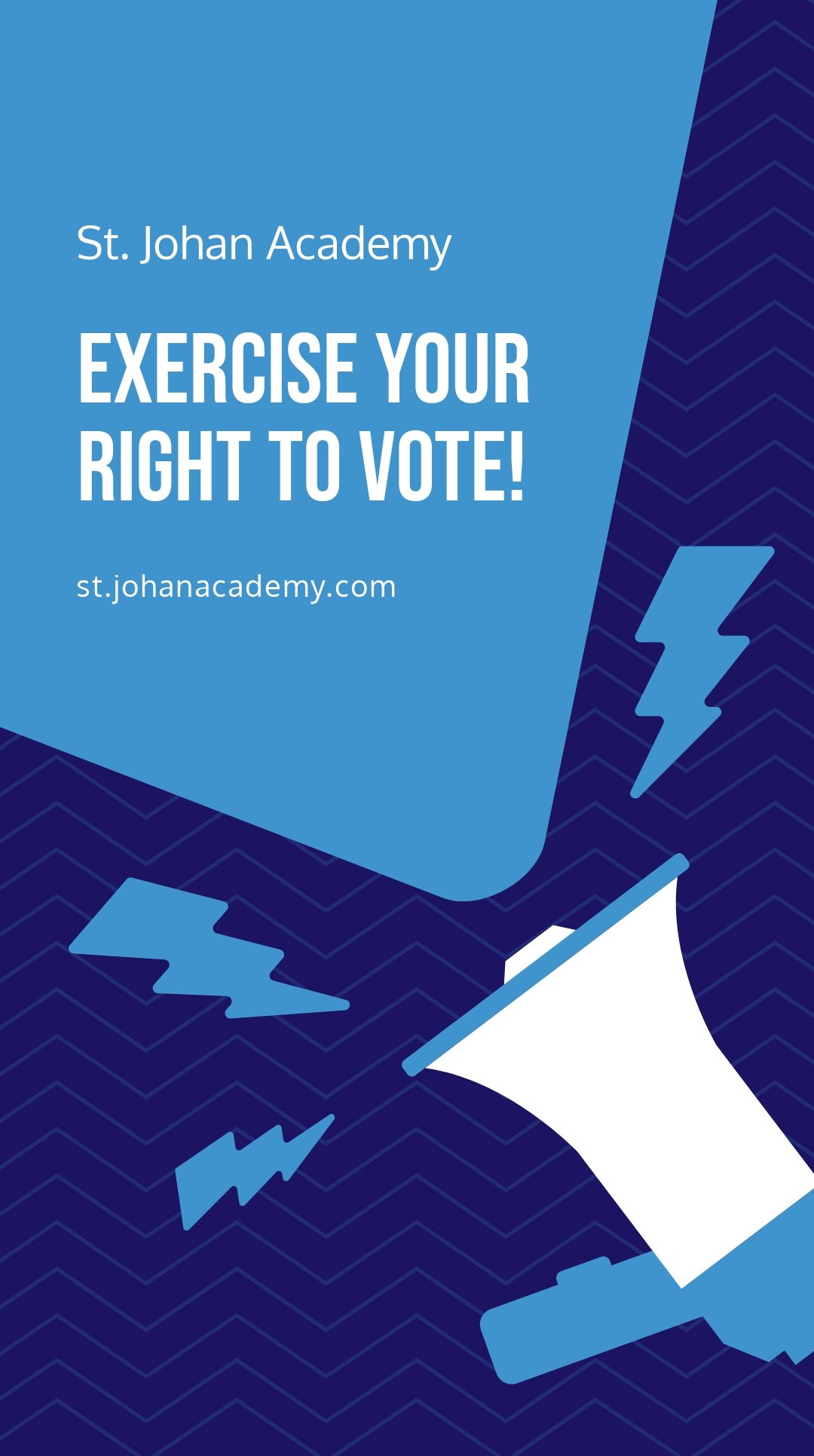 School Election Campaign Instagram Story Template
