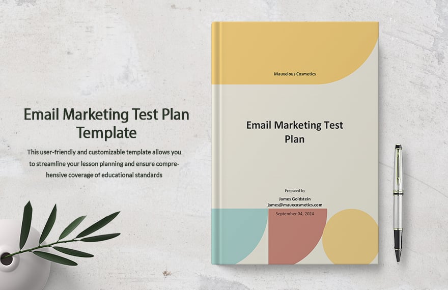 Email Marketing Test Plan Template