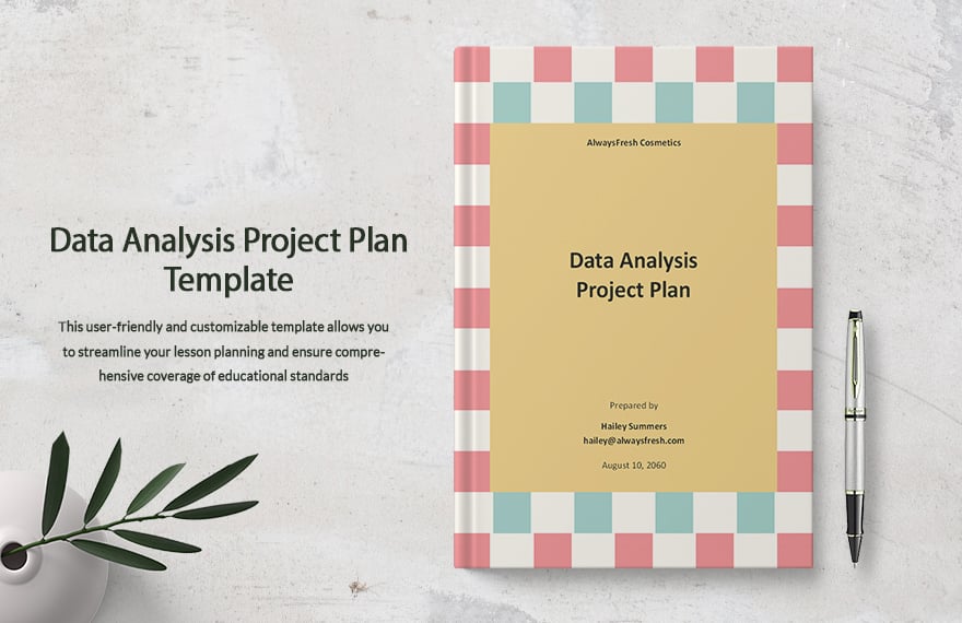 Data Analysis Project Plan Template 