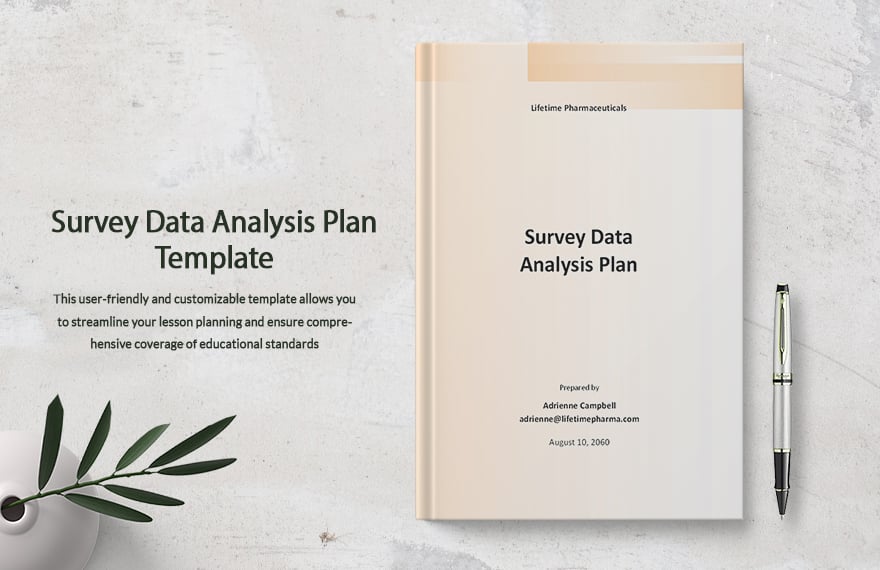 Survey Data Analysis Plan Template 