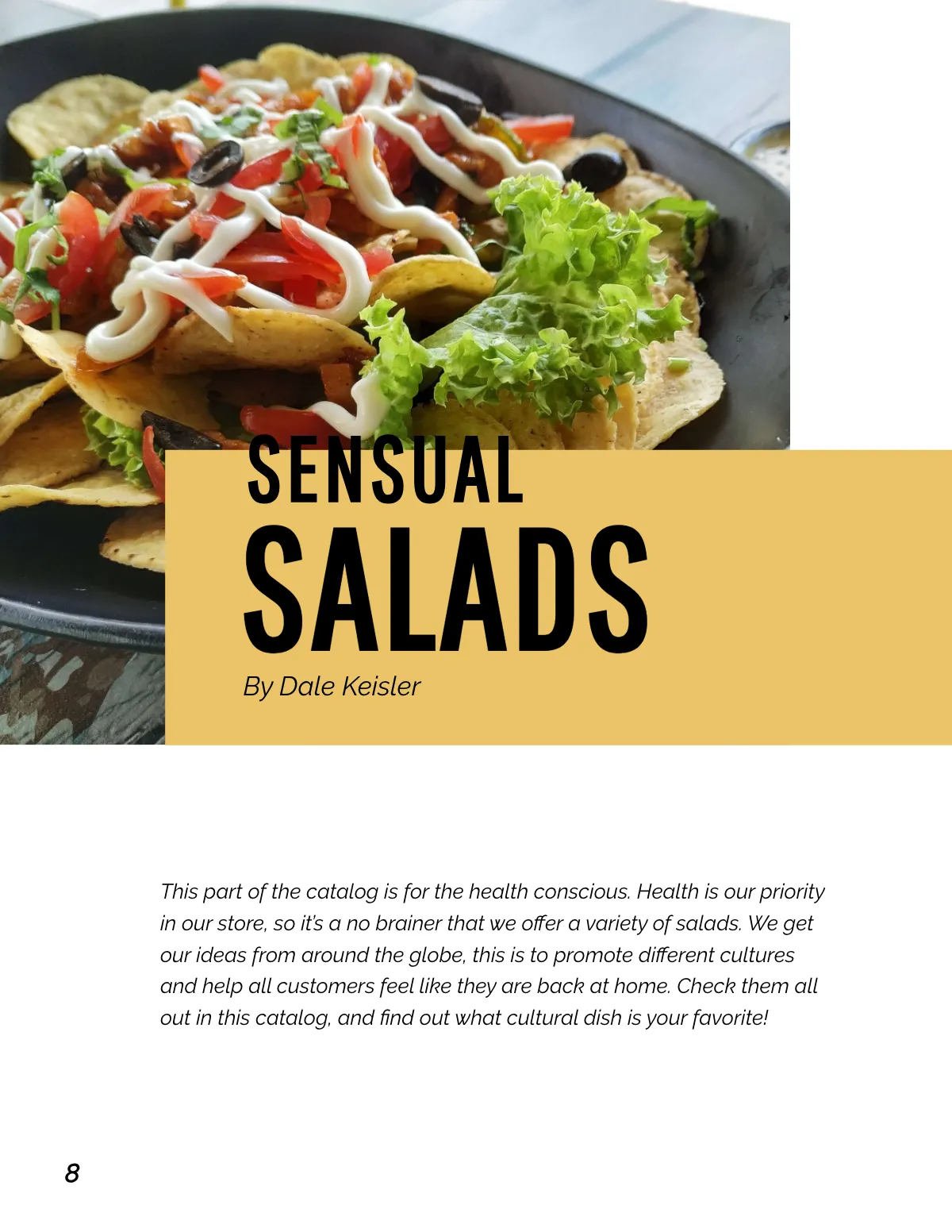 Free Food Catalog Template to Edit Online