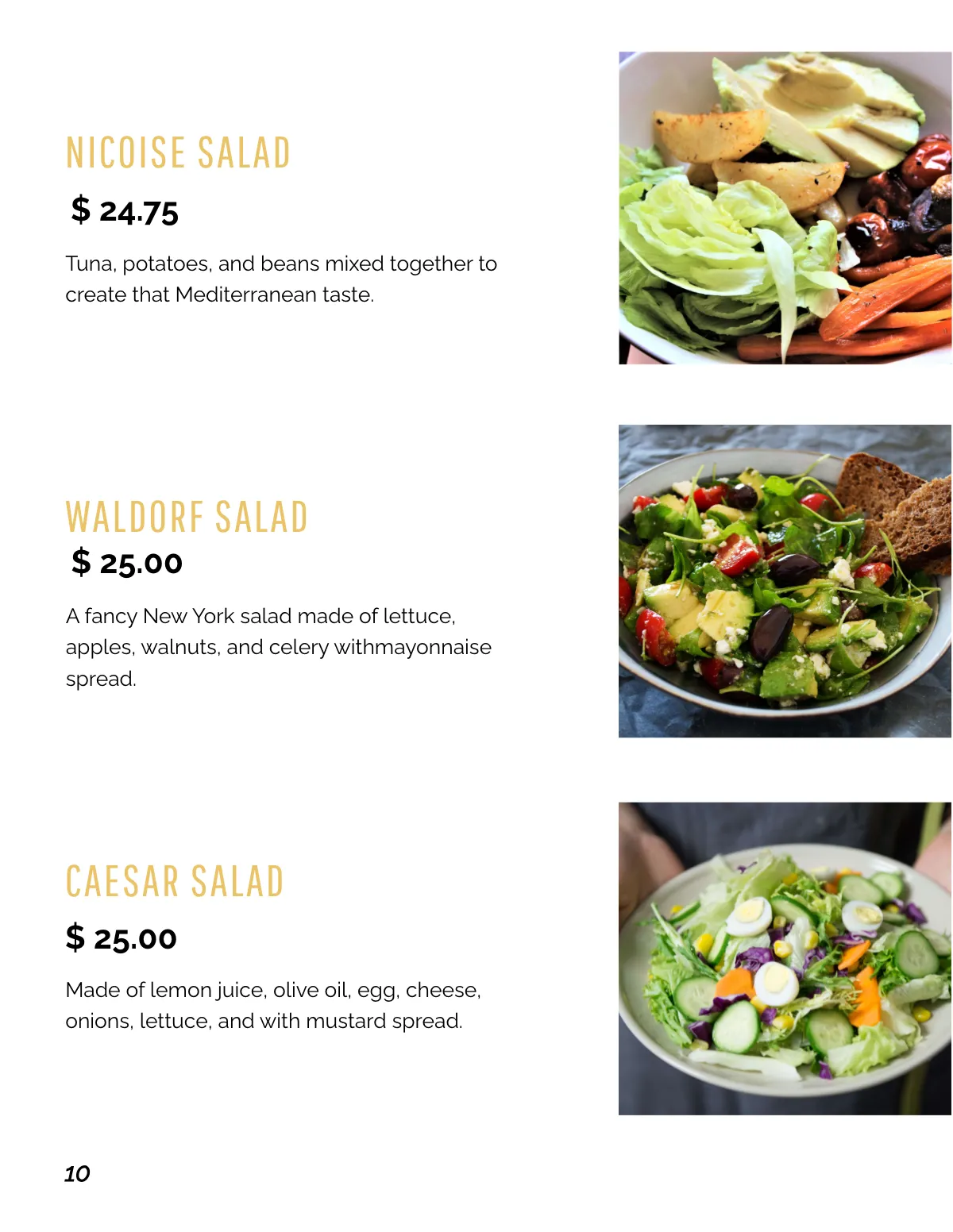 Free Food Catalog Template to Edit Online
