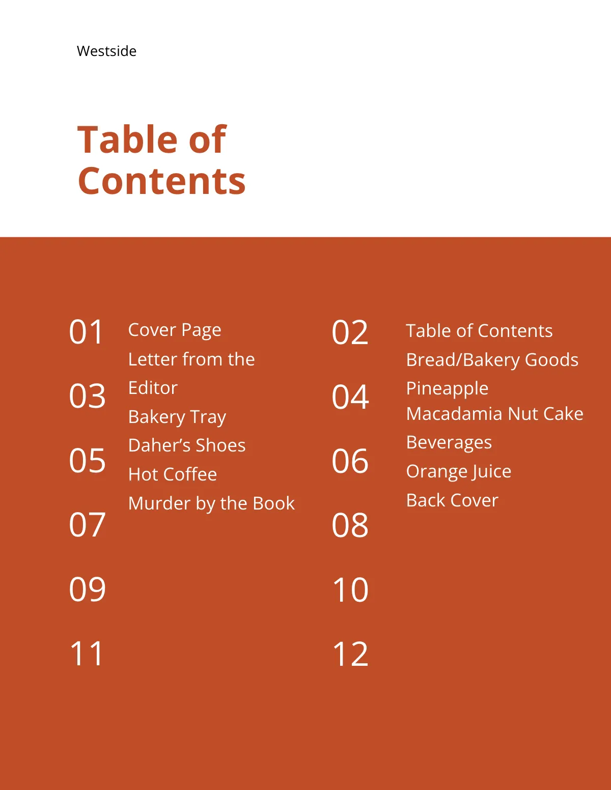Free Simple Supermarket Catalog Template to Edit Online
