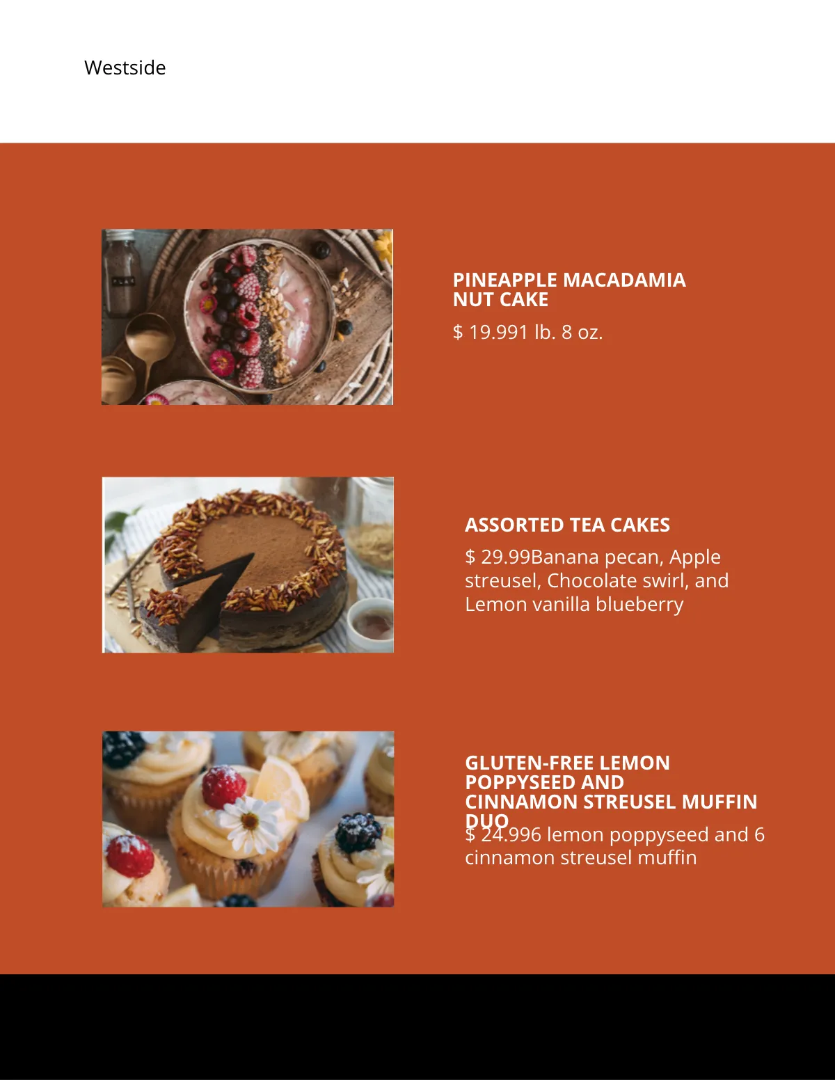 Free Simple Supermarket Catalog Template to Edit Online
