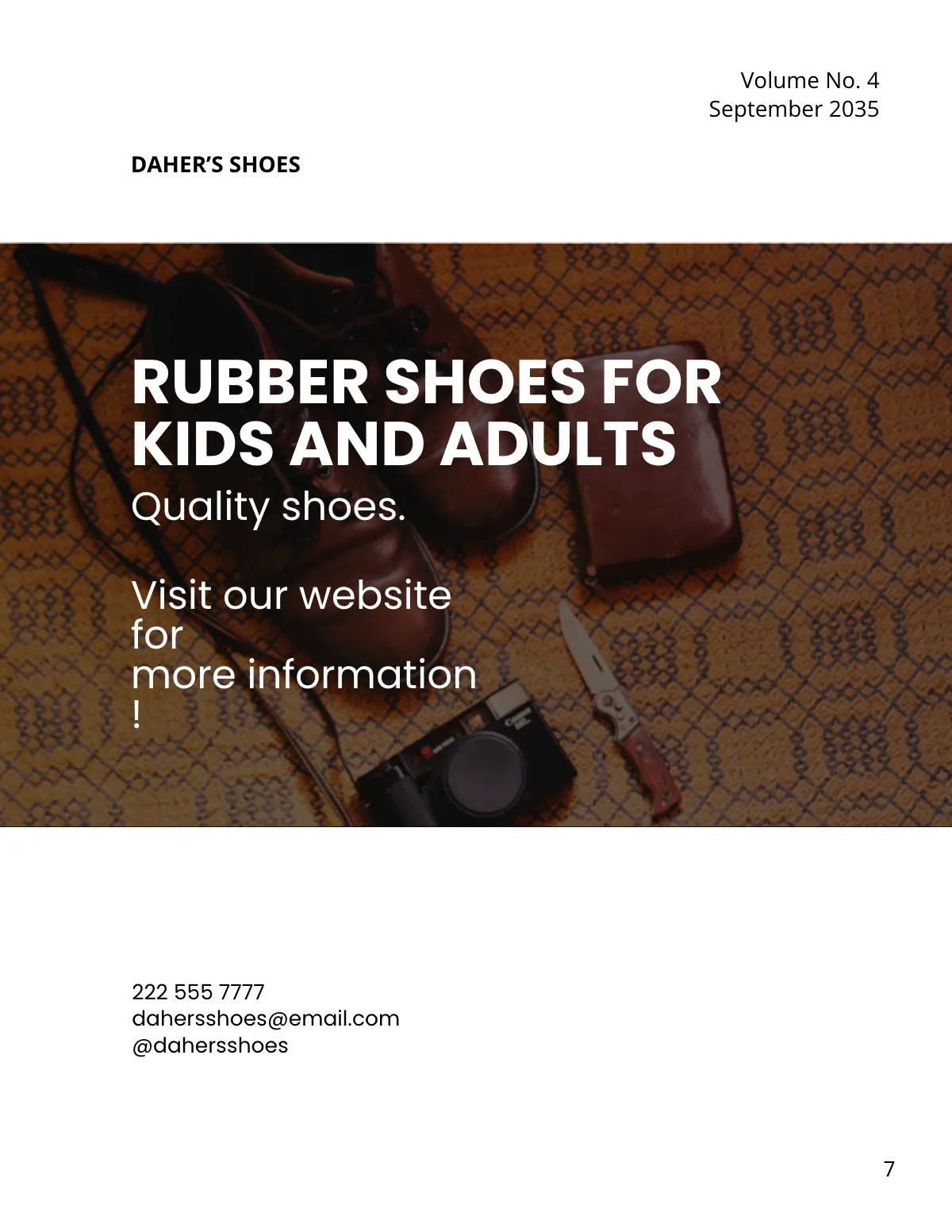 Free Simple Supermarket Catalog Template to Edit Online