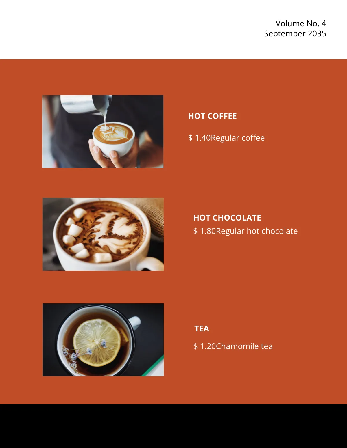 Free Simple Supermarket Catalog Template to Edit Online