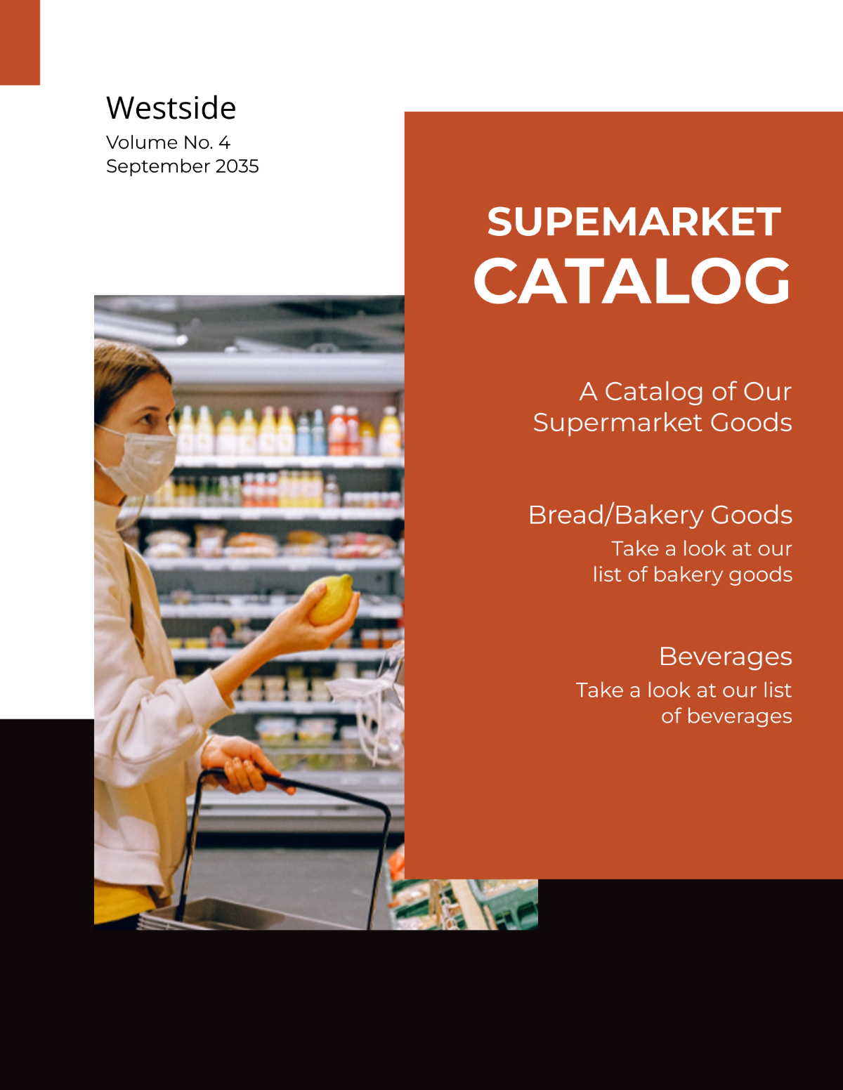 Simple Supermarket Catalog Template - Edit Online & Download