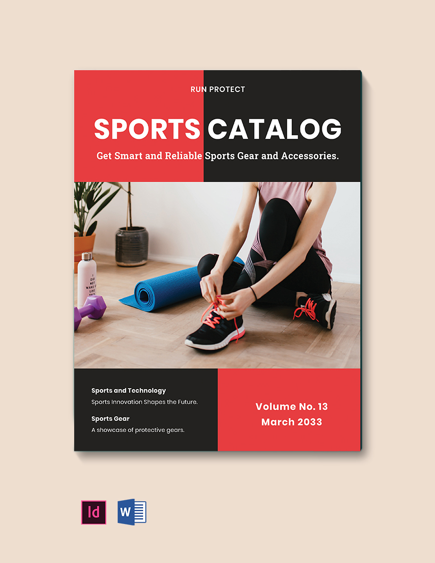 Sports Catalog Template