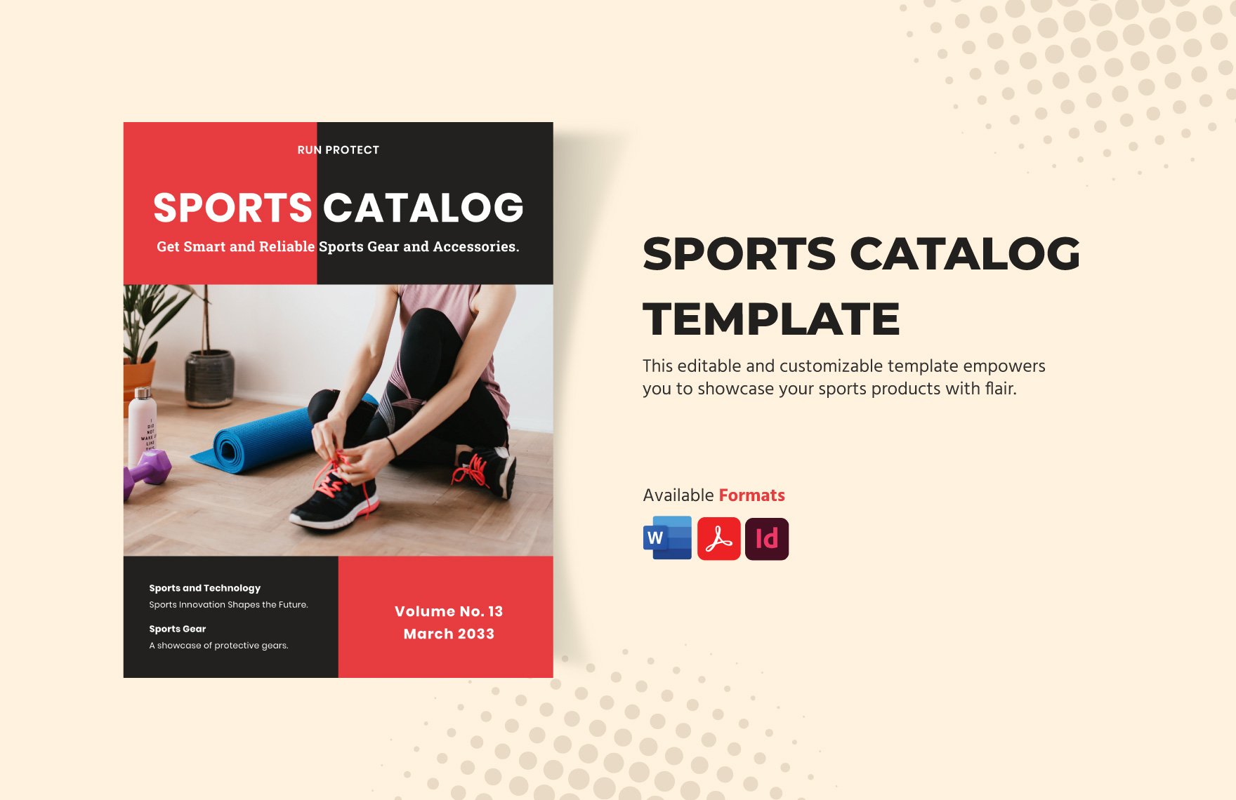 Sports Catalog Template in Word, PDF, InDesign