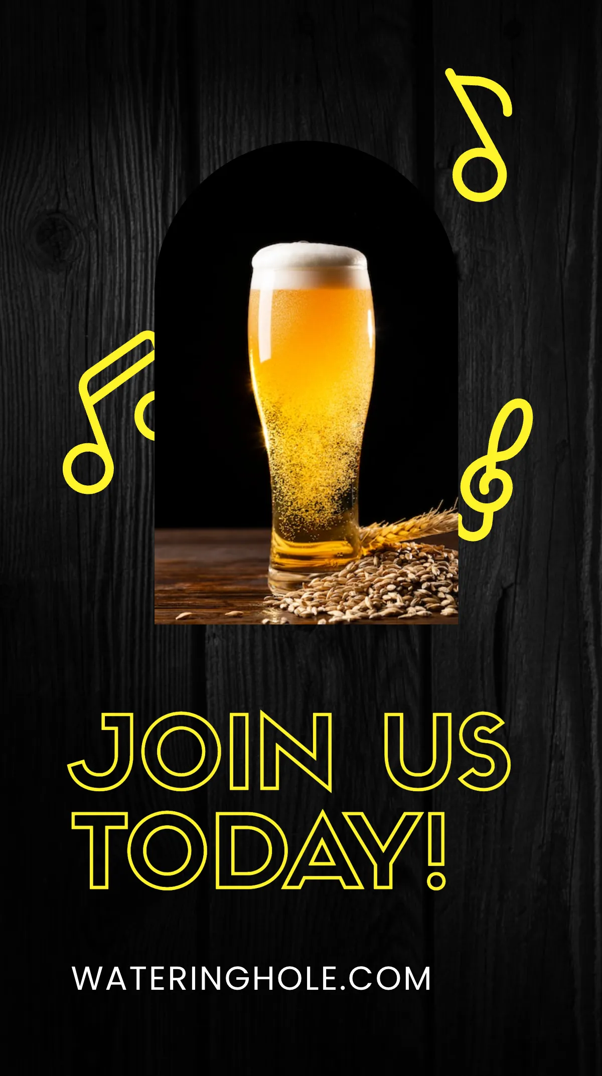 Free Bar Opening Instagram Story Template to Edit Online