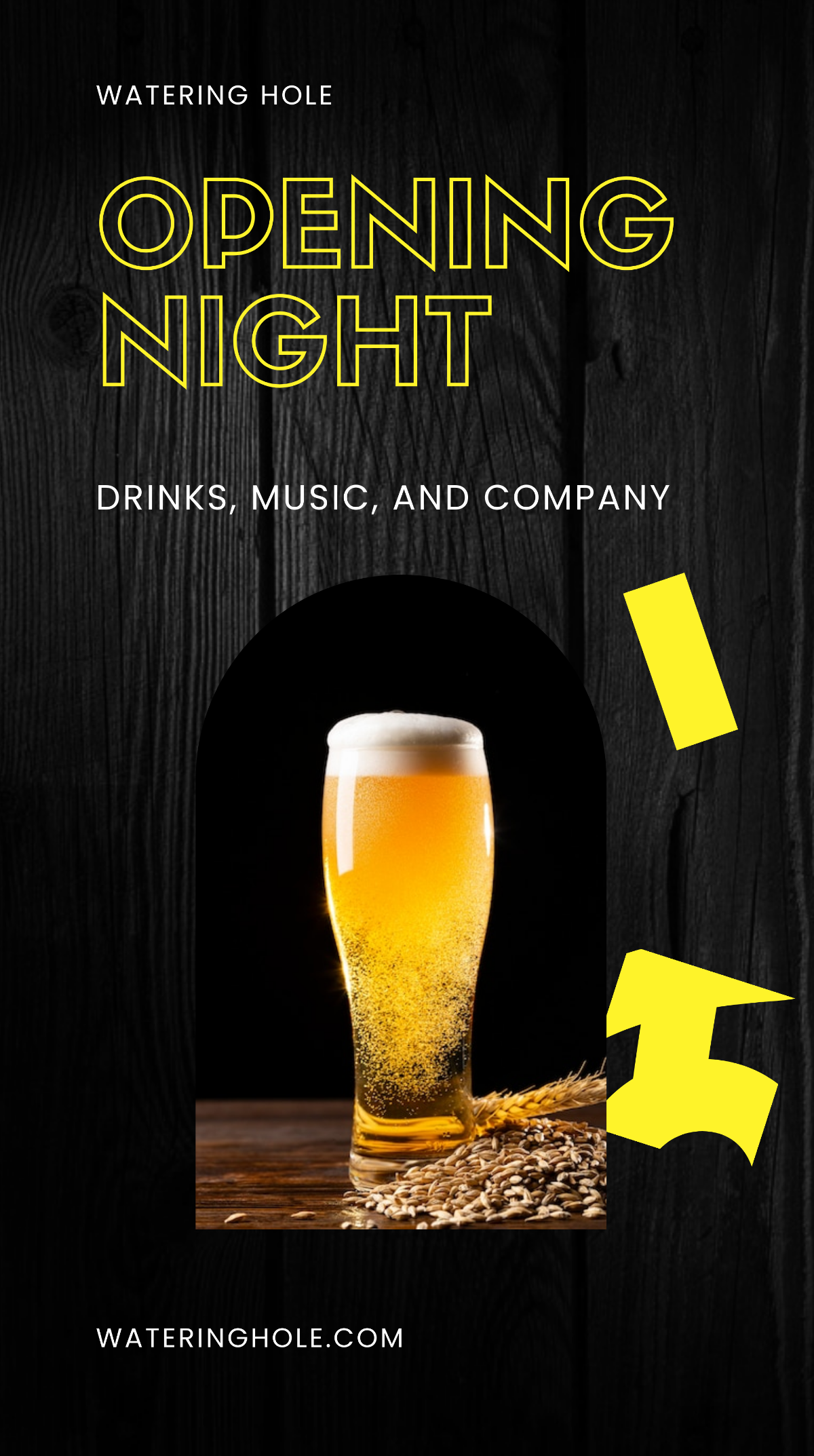 Free Bar Opening Instagram Story Template