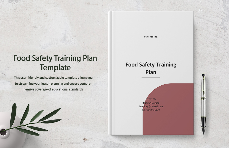 Food Safety Training Plan Template Prntbl concejomunicipaldechinu gov co