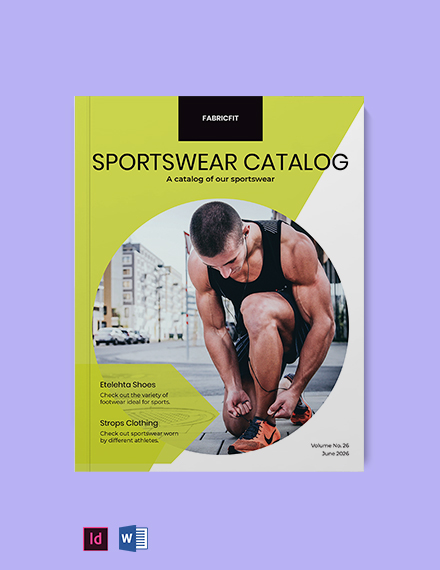 Sportswear Catalog Template - InDesign, Word, PDF | Template.net