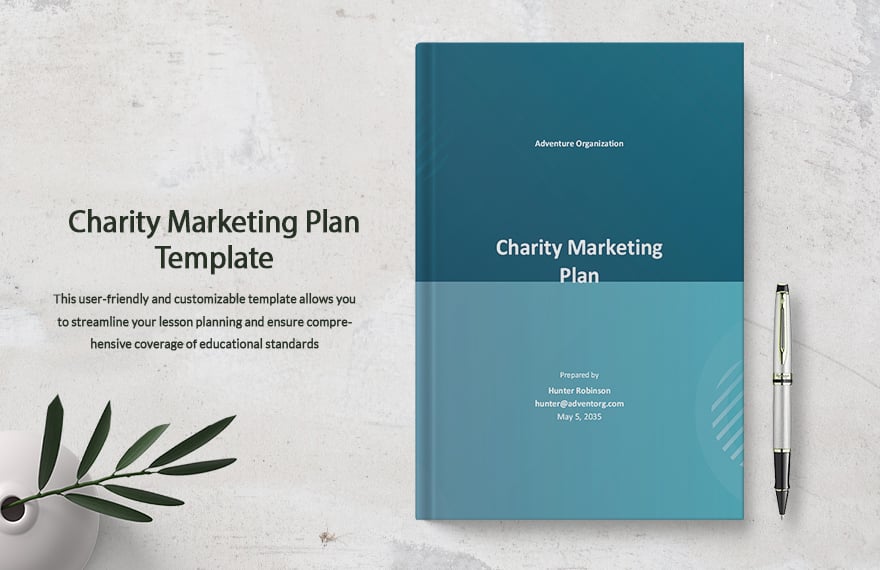 Charity Marketing Plan Template in Word, Google Docs, PDF, Apple Pages