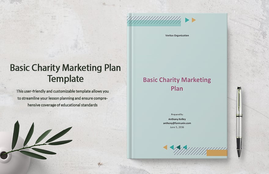 Basic Charity Marketing Plan Template