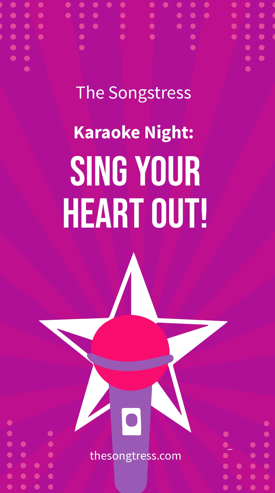 Free Karaoke Night Instagram Story Template