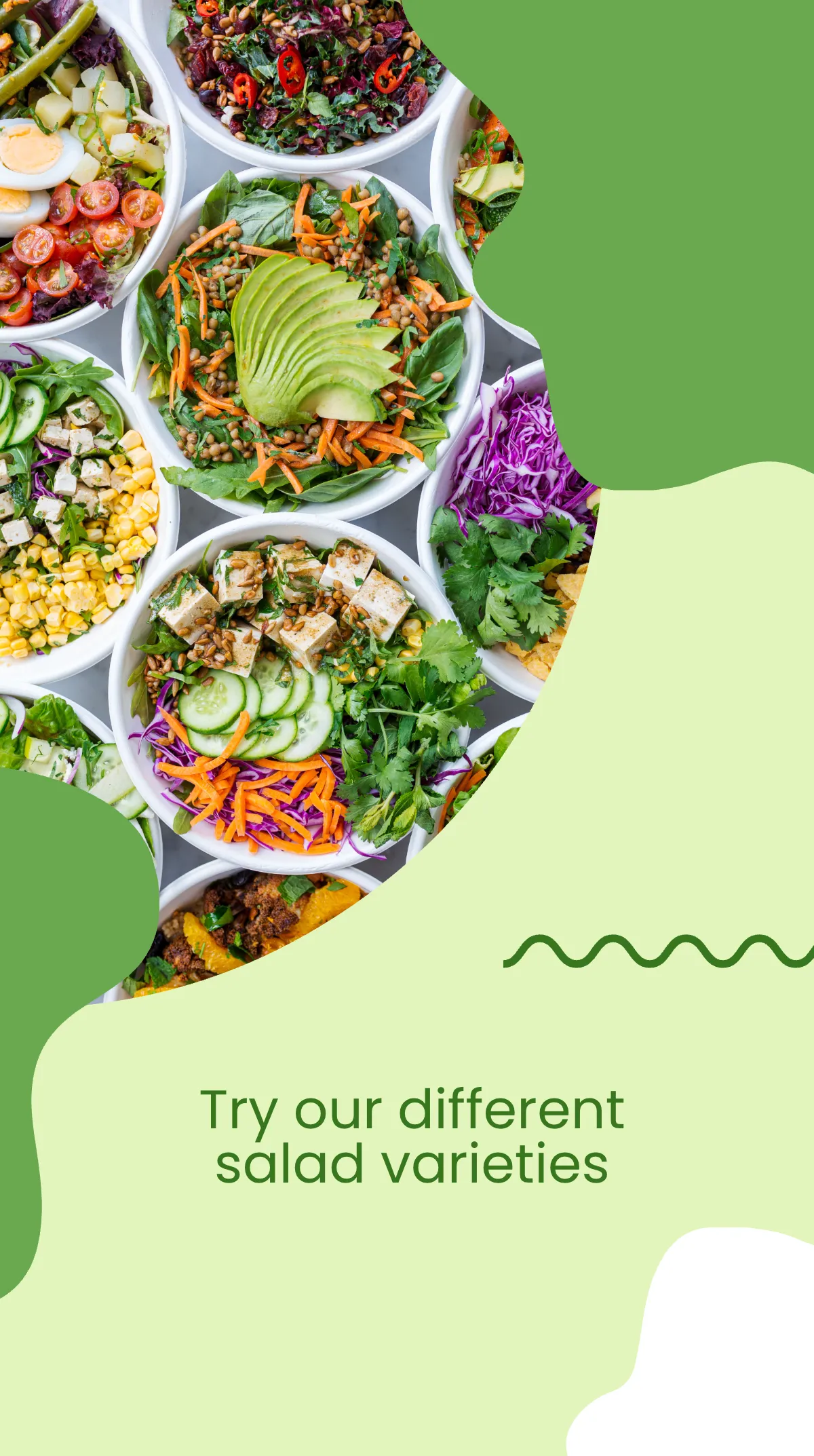 Free Salad Bar Instagram Story Template to Edit Online