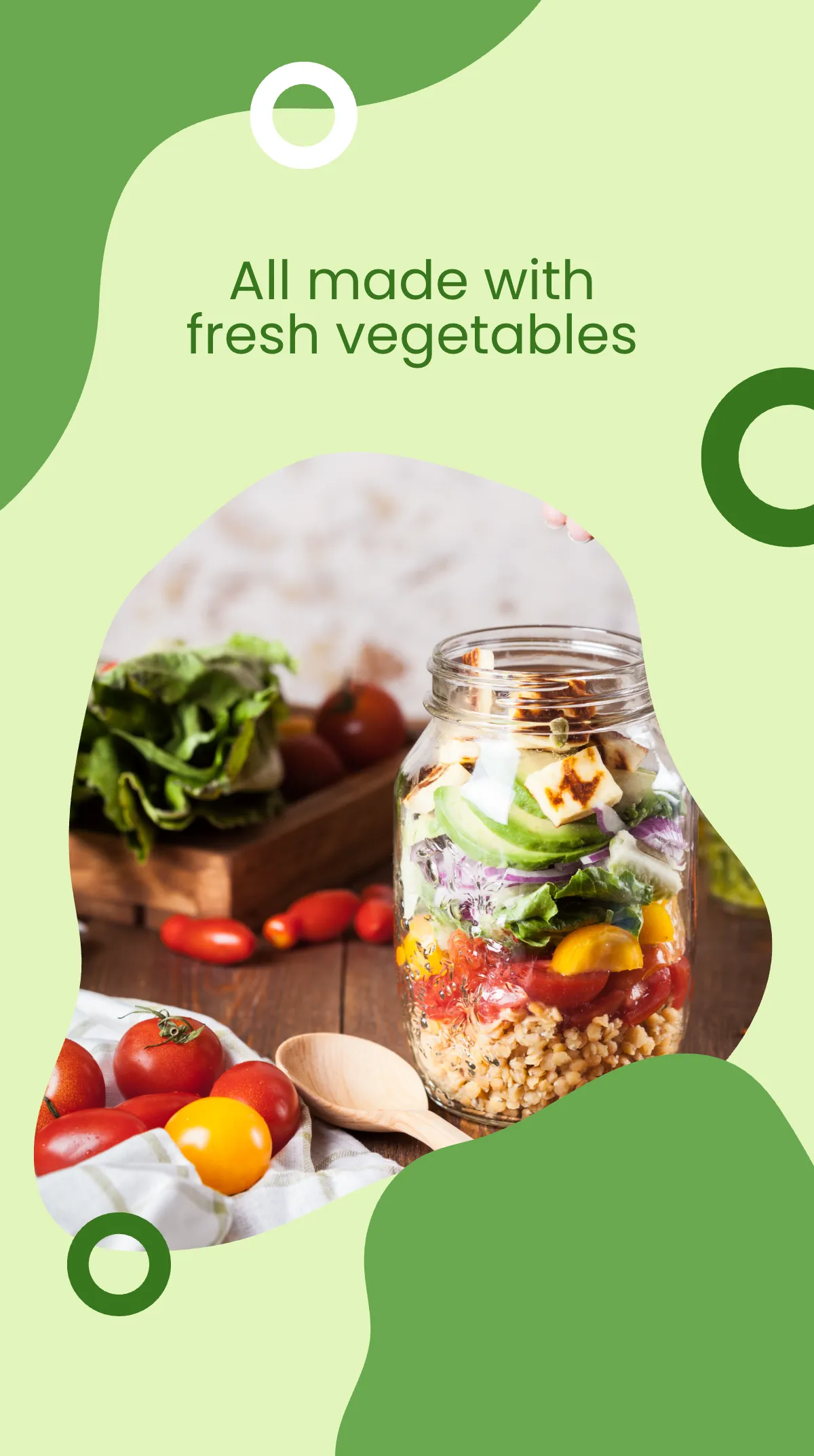 Free Salad Bar Instagram Story Template to Edit Online