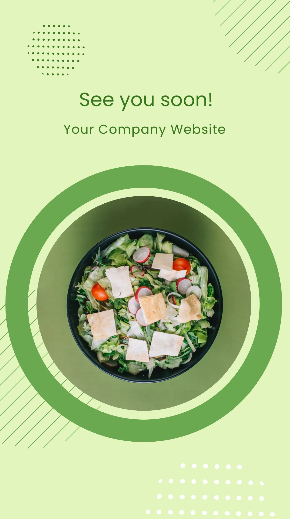 Free Salad Bar Instagram Story Template to Edit Online