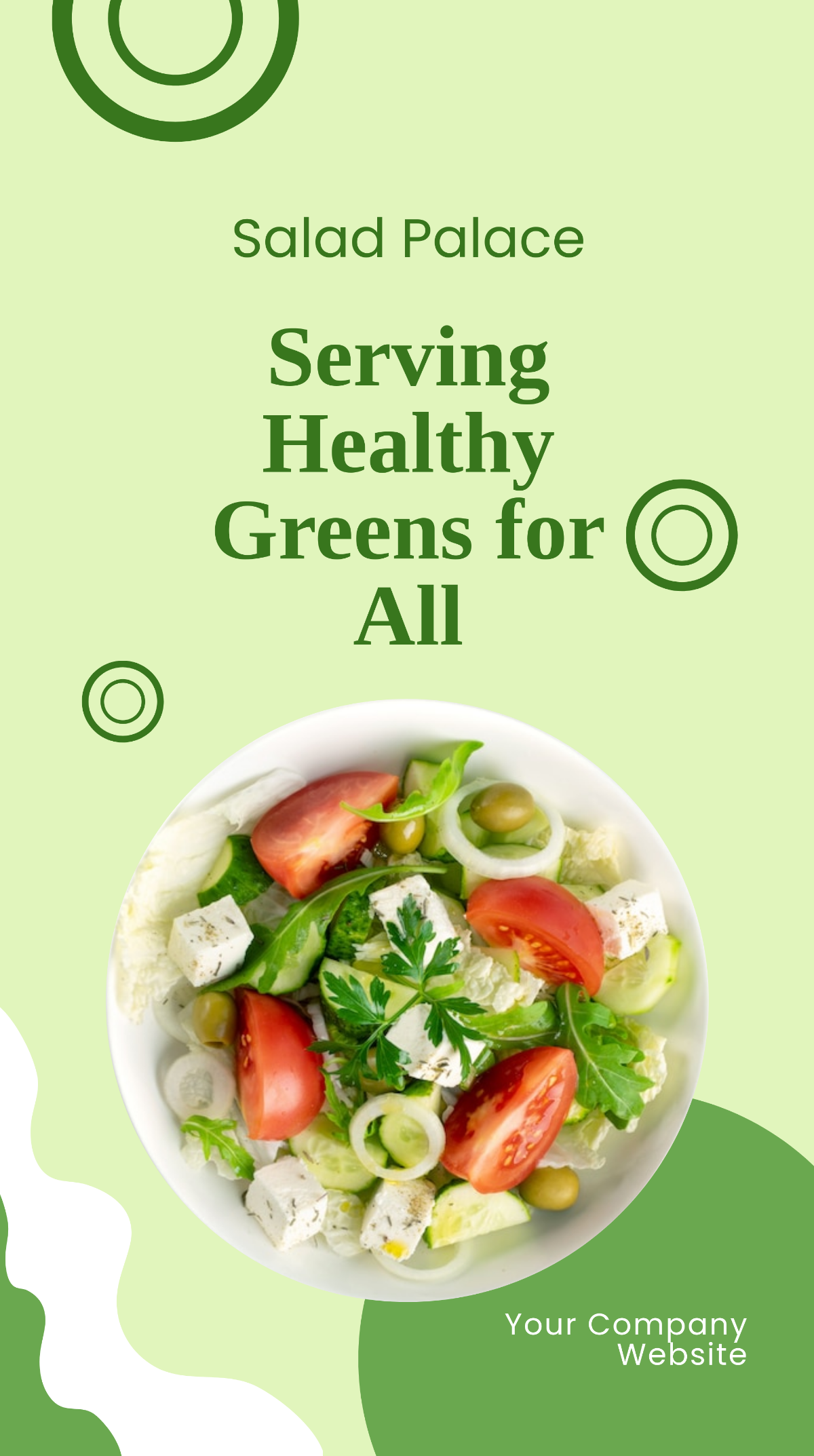 Free Salad Bar Instagram Story Template